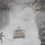 La nieve ha cubierto las calles de Nueva York