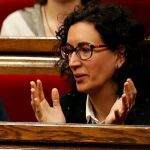 Marta Rovira hoy en el Parlament. EFE/Alberto Estévez