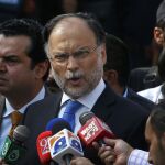 El ministro de Interior de Pakistán, Ahsan Iqbal, en una imagen de archivo /Foto: Ap