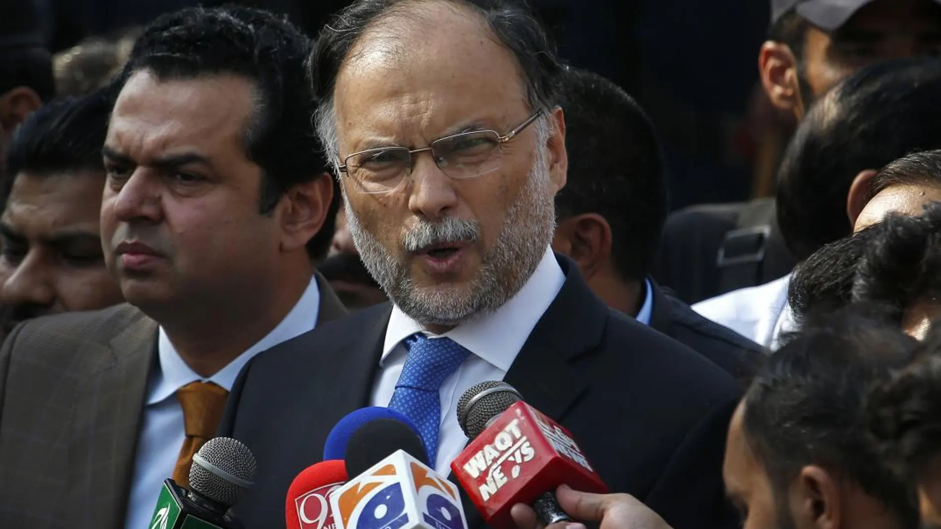 El ministro de Interior de Pakistán, Ahsan Iqbal, en una imagen de archivo /Foto: Ap