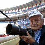 El fotógrafo taurino Franciso Cano «Canito», en 2013
