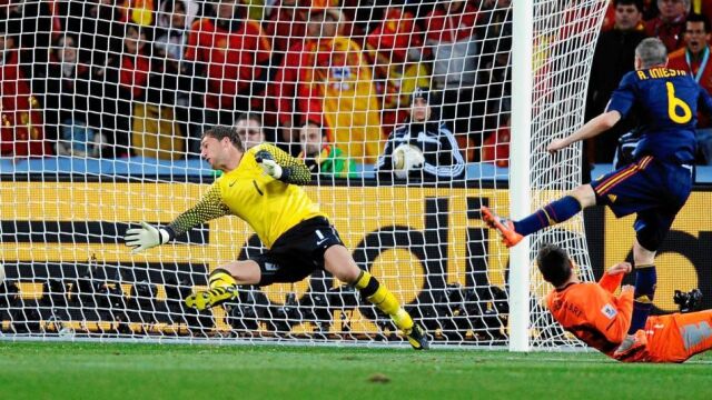 El 11 de julio de 2010, Iniesta marcó el gol más importante de la historia de España