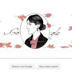 El doodle dedicado a Virginia Woolf