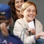 Doris Benegas, tras una comparecencia en la Audiencia Nacional