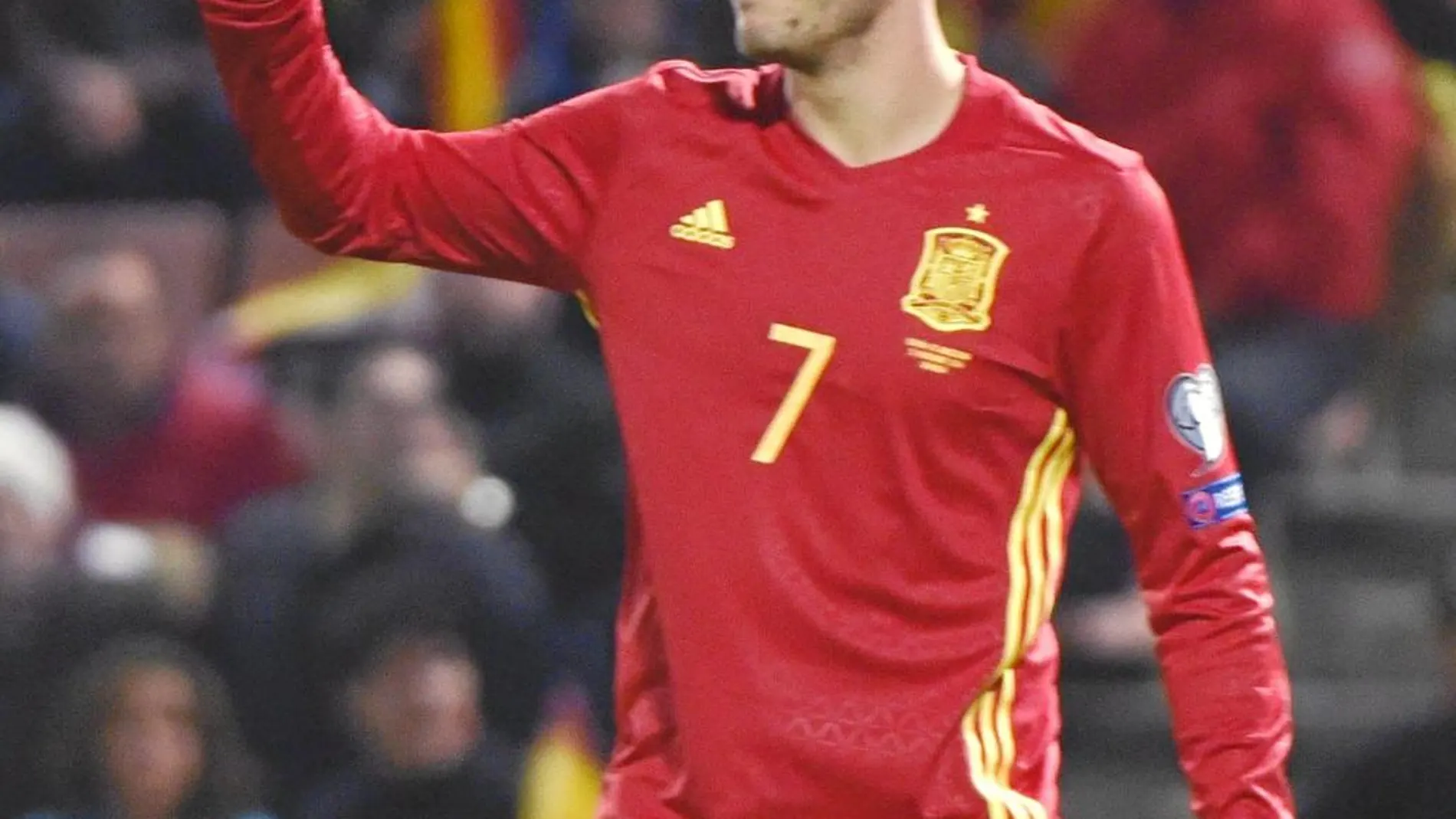 Morata falló varias ocasiones ante Macedonia