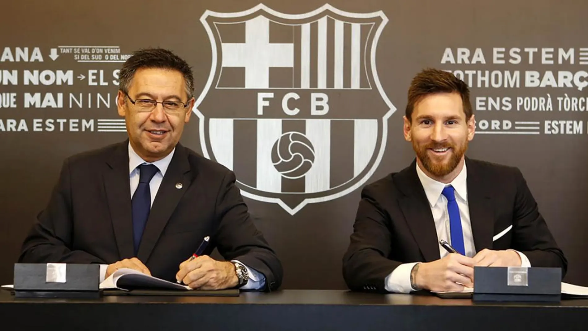 La renovación de Messi se hizo oficial el pasado mes de noviembre