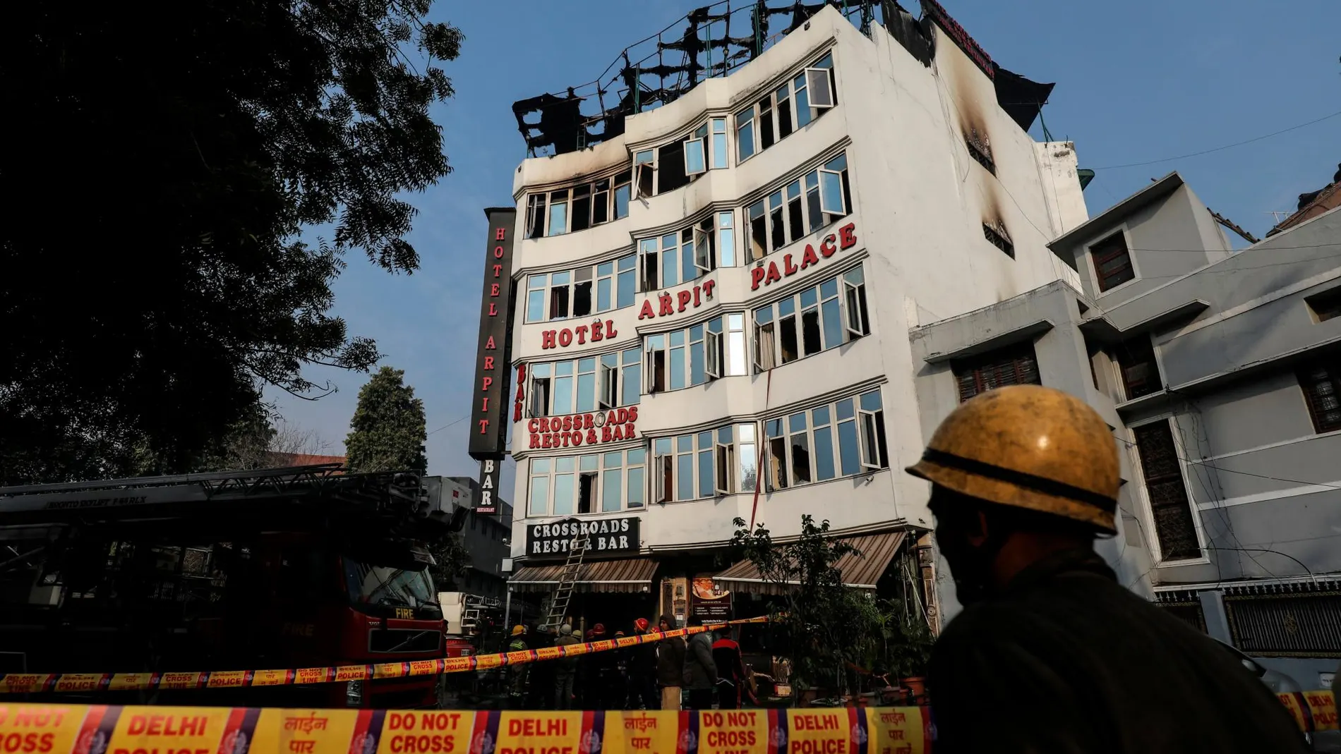 Exterior del hotel Arpit Palace en Karol Bagh, Nueva Delhi