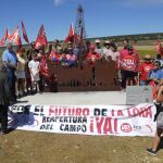 Protestas en reivindicación del futuro de la Lora