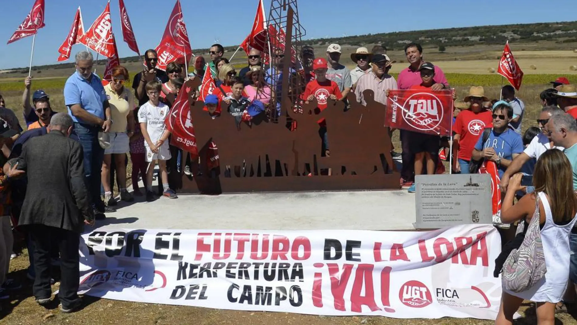 Protestas en reivindicación del futuro de la Lora