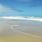 La playa de Cofete es una de las más emblemáticas de la isla y un buen ejemplo de su litoral: infinitos arenales acariciados por el viento / Foto: Carlos R. Zapata