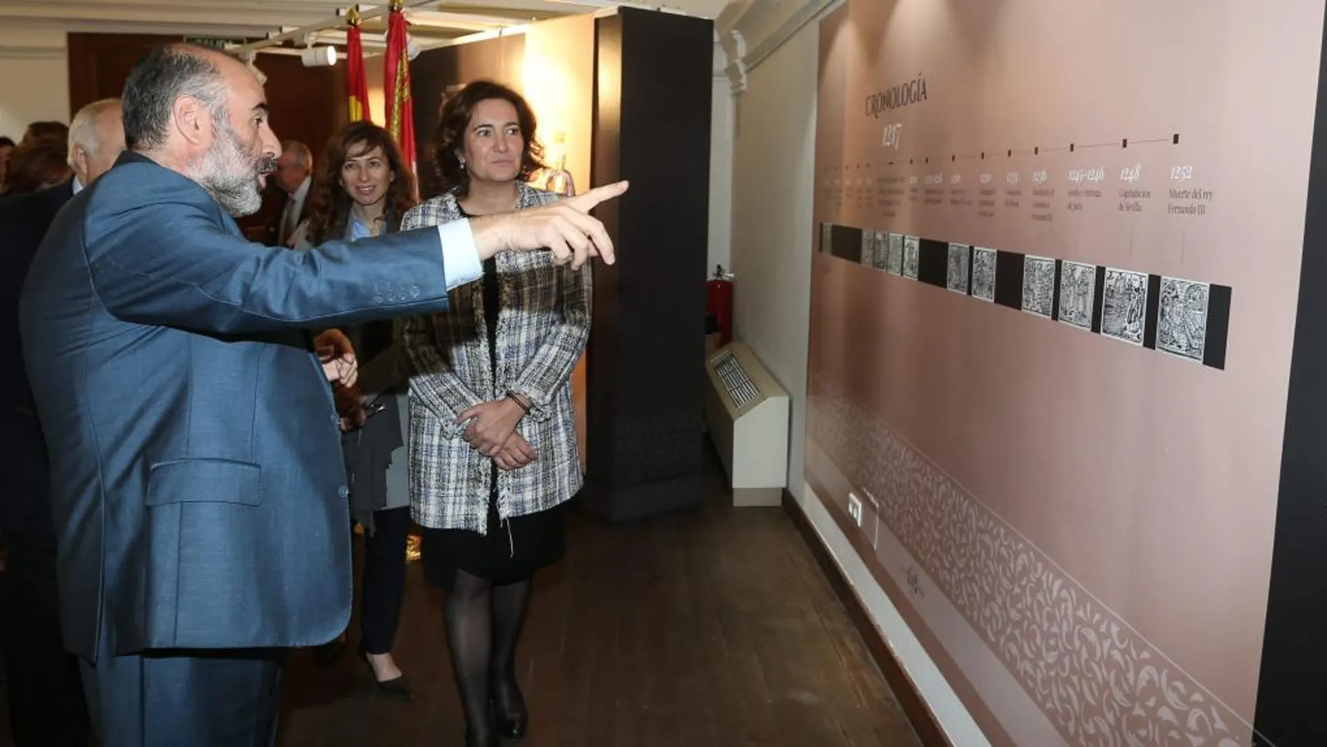 La consejera de Cultura y Turismo, María Josefa García Cirac, presenta la exposición «Fernando III y su reinado»