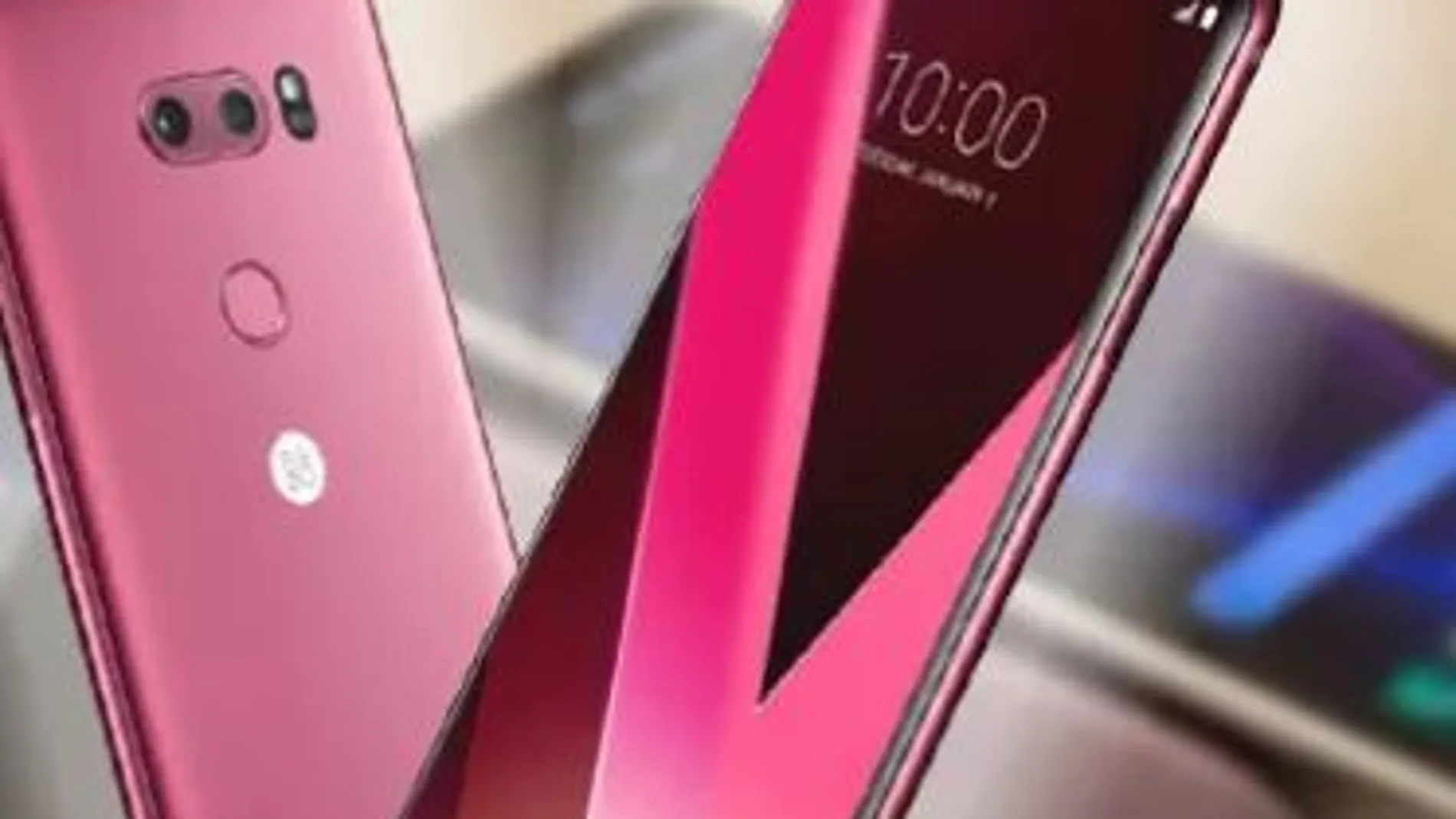La incorporación de la versión «Raspberry Rose» se añade a los cuatro colores en los que ya se encontraba disponible el LG V30: negro, plateado, azul y violeta.