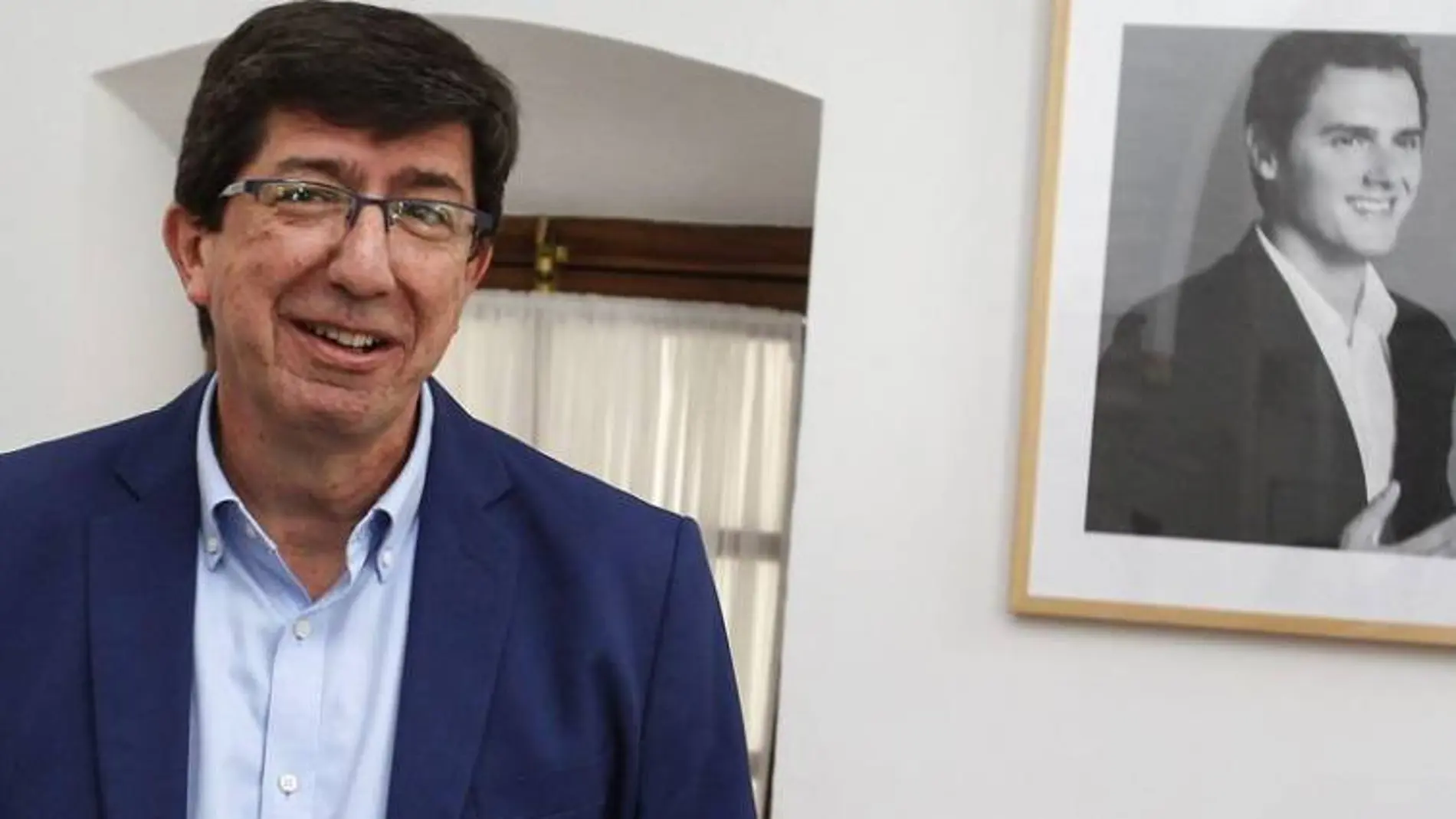 El líder andaluz de Cs y candidato a la presidencia de la Junta, Juan Marín