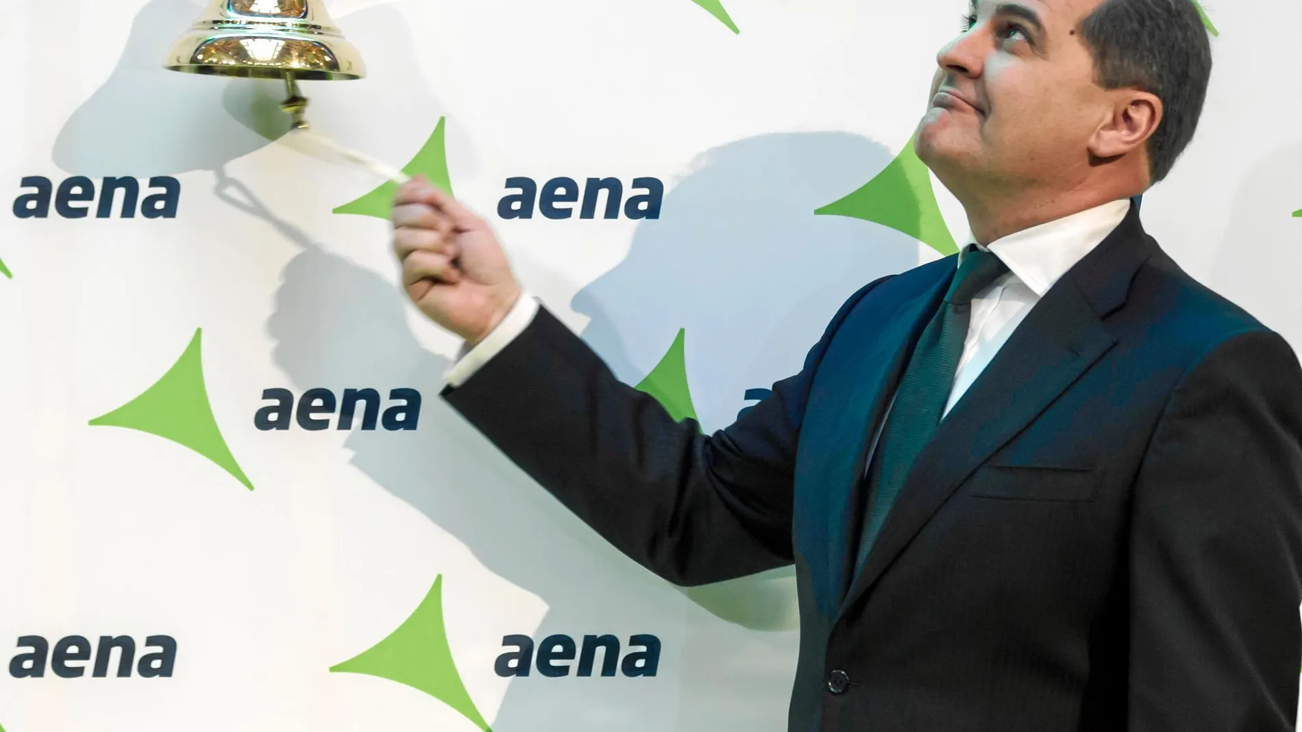El ex presidente de AENA, José Manuel Vargas, el día del debut en bolsa del gestor aeroportuario / Foto: Alberto R. Roldán