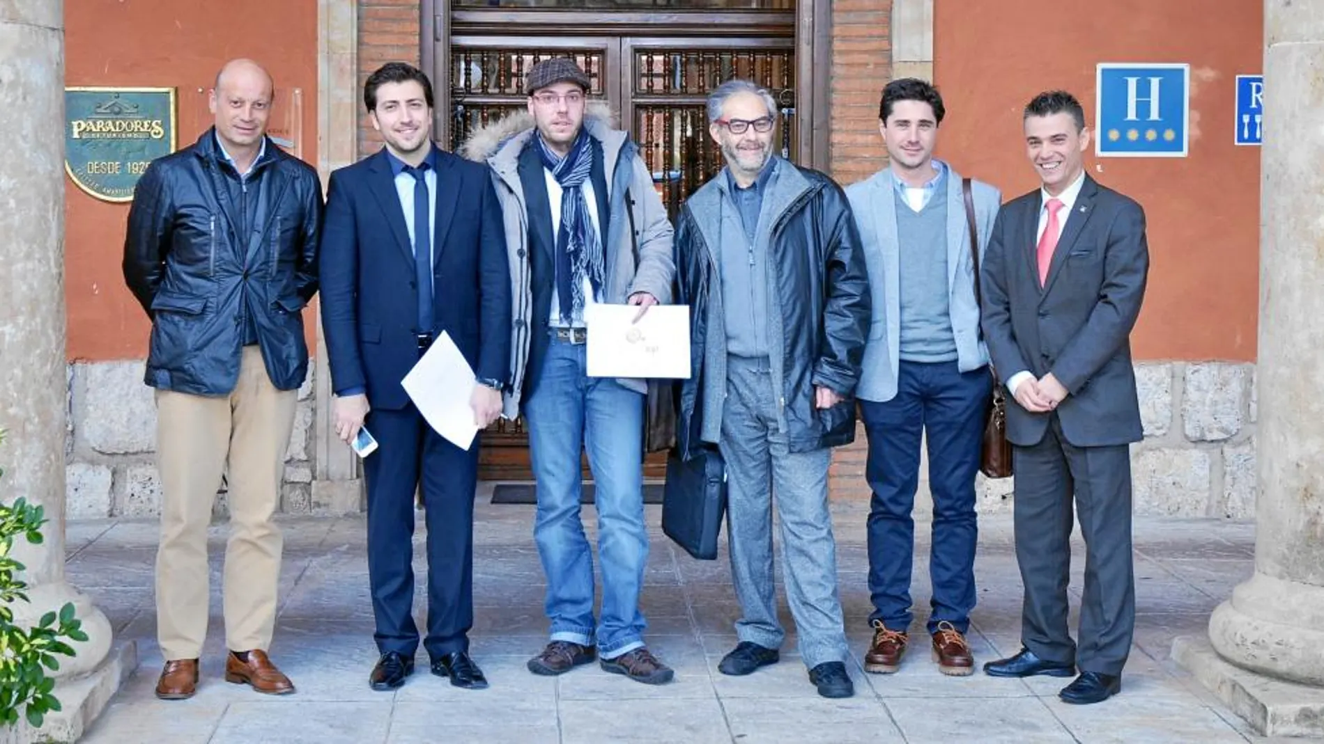 Alberto Expectación, Diego Fernández, Alfonso F. Reca, Carlos de Miguel, Luis Romera y Javier López Alarma