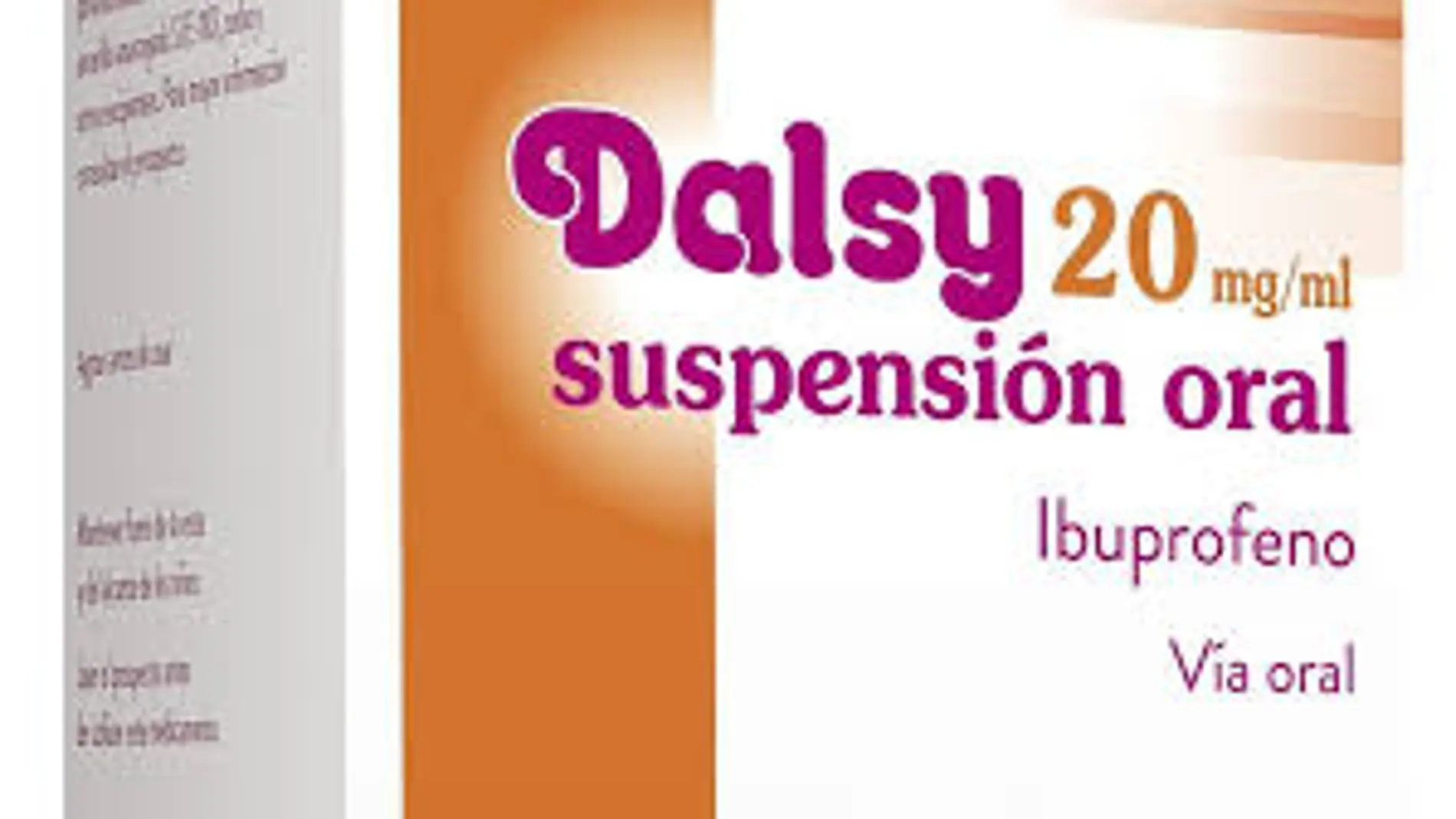 Sanidad informa de problemas en el suministro de Dalsy 20 mg/ml suspensión oral hasta junio de 2019