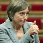 La presidenta del Parlament de Cataluña, Carme Forcadell