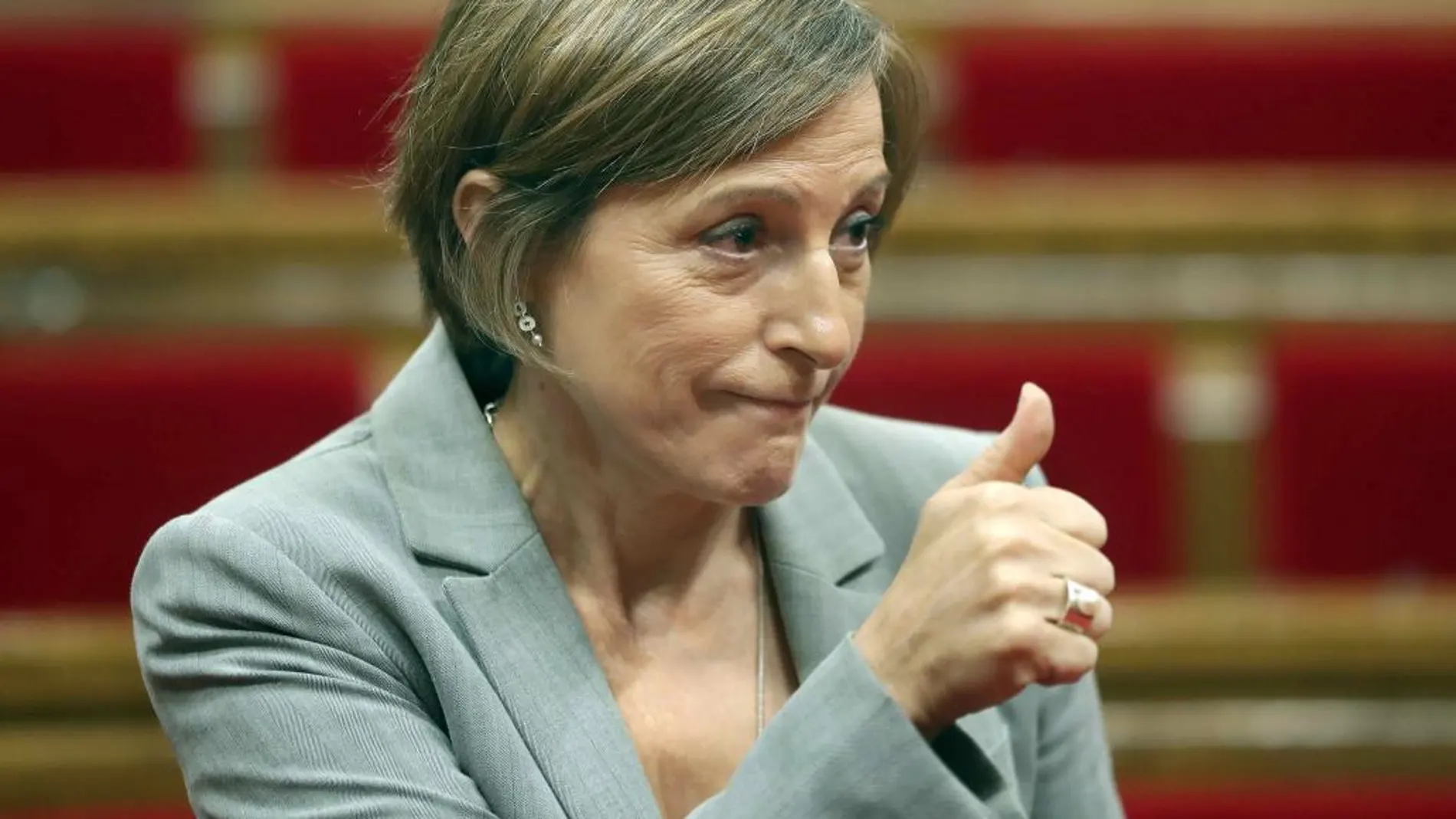 La presidenta del Parlament de Cataluña, Carme Forcadell