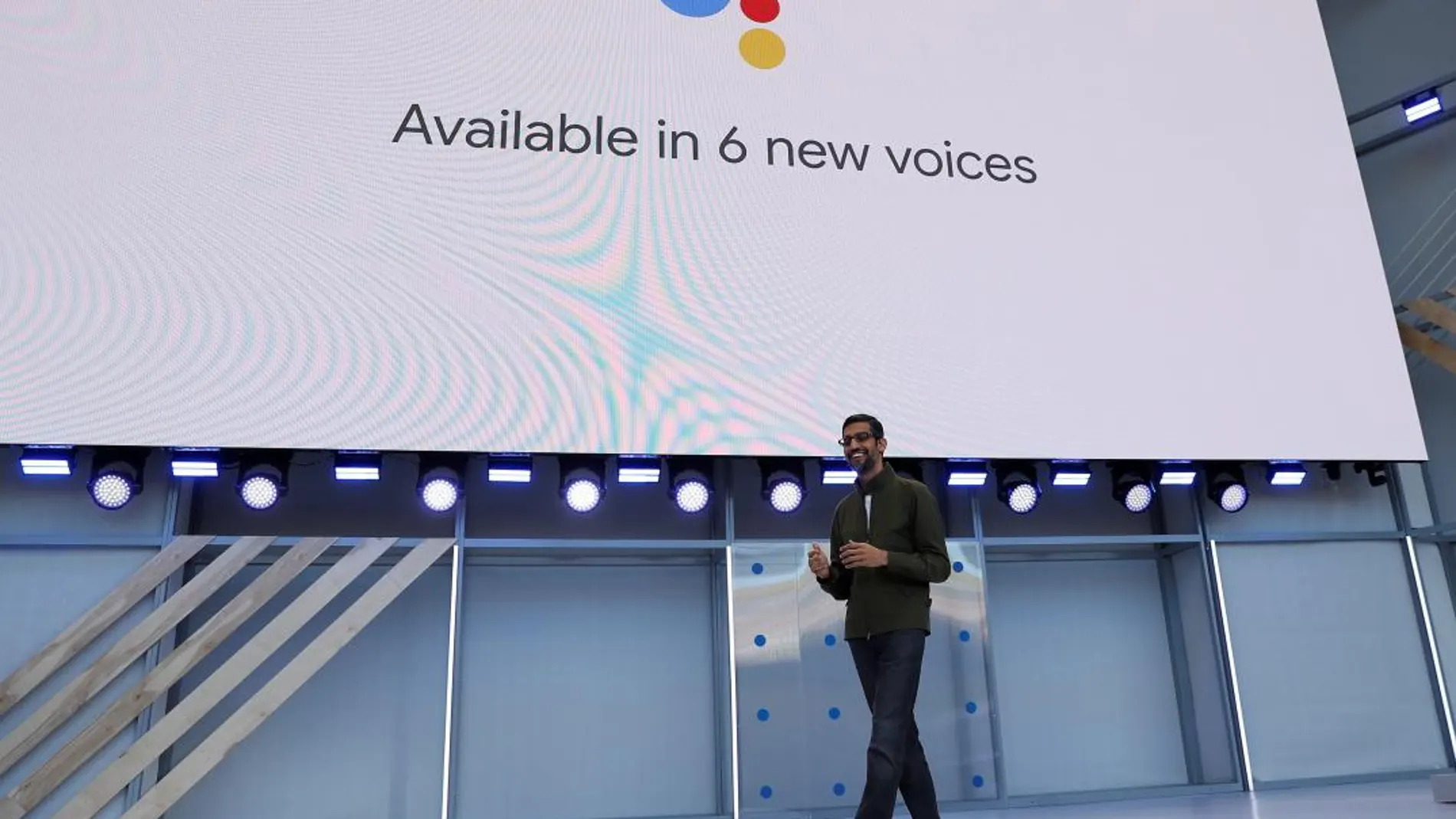 El CEO de Google, Sundar Pichai, durante la cumbre de desarrolladores/Reuters