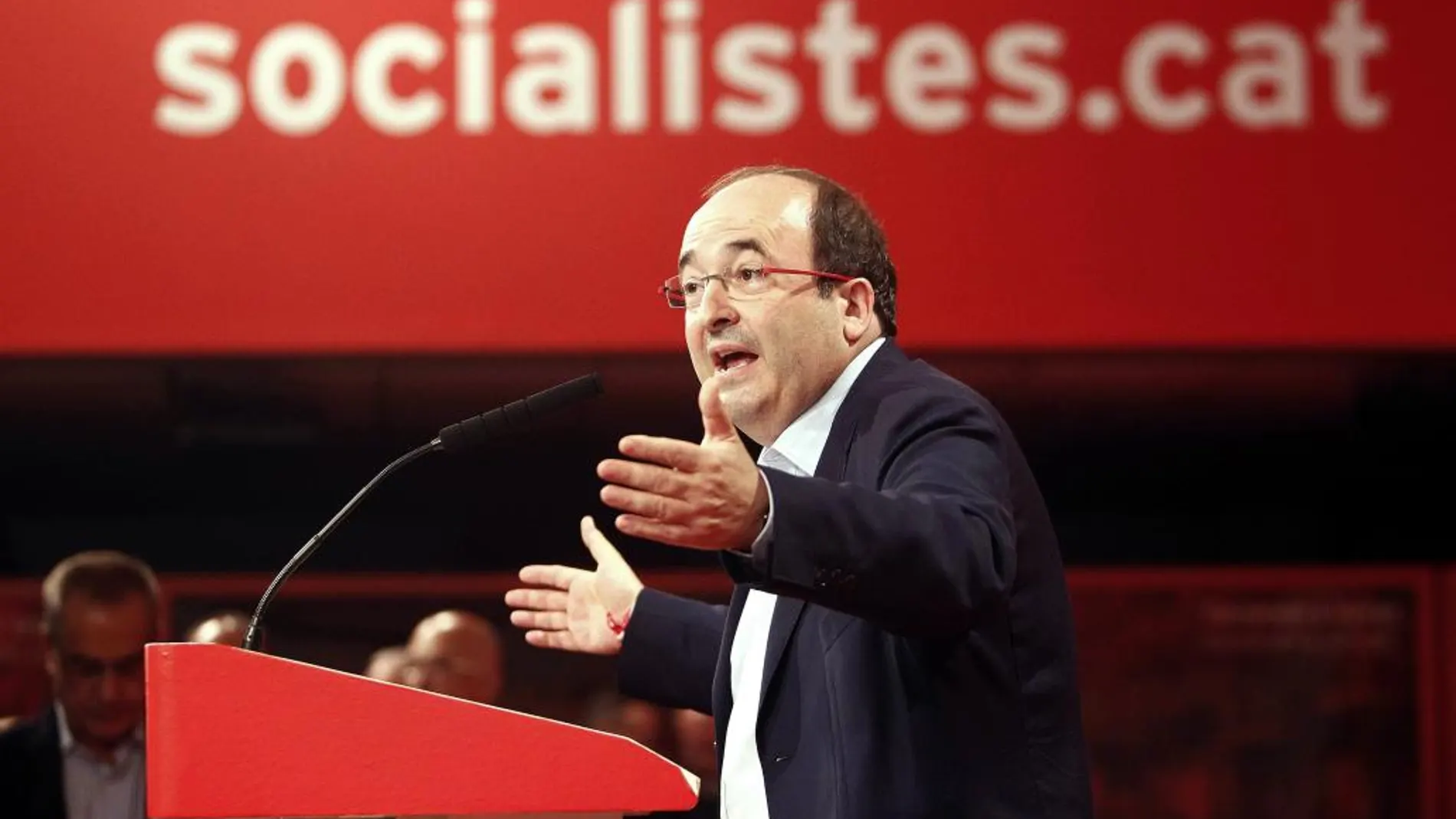 Miquel Iceta, tras ser reelegido líder del PSC