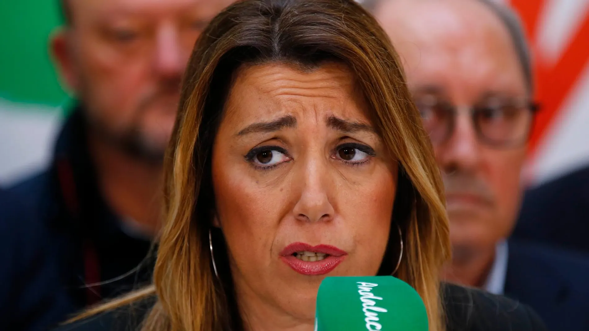 La presidenta en funciones de la Junta, Susana Díaz