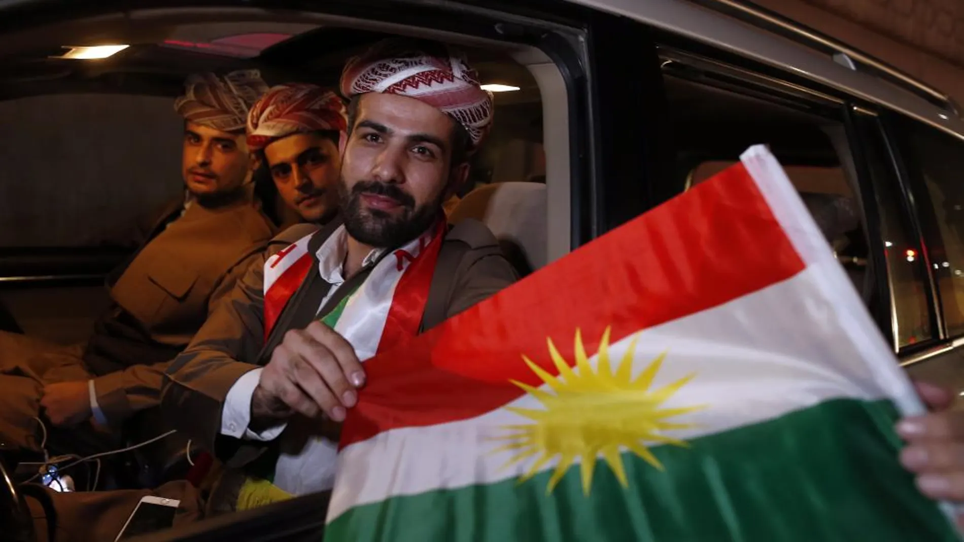 La comunidad kurda celebra los resultados del referéndum de la independencia