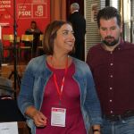 Tudanca y Andrés conversan en el XIII Congreso del PSOE de Palencia