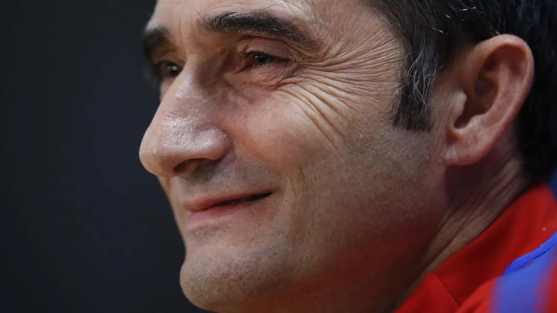 El técnico del Barcelona, Ernesto Valverde