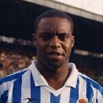 Dalian Atkinson, en su época de jugador de la Real Sociedad.