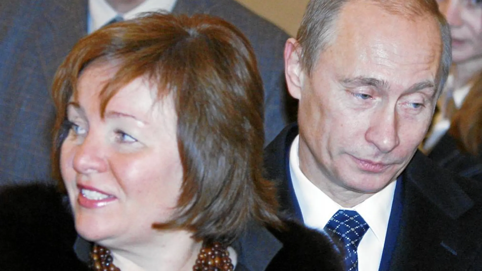 El presidente ruso, Vladimir Putin, y su esposa, Ludmila Putina, en el último acto oficial en el que coincidieron, la investura de 2012
