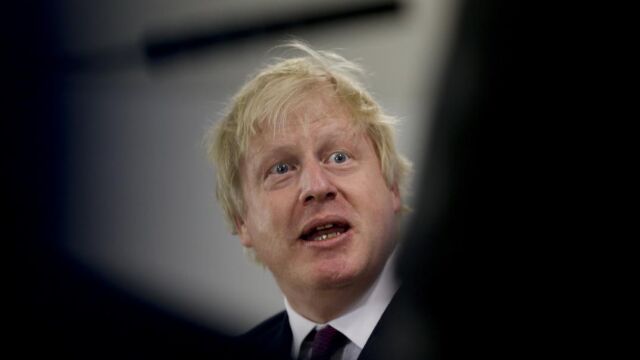 El hasta hoy ministro de Exteriores británico Boris Johnson. (AP Photo/Natacha Pisarenko, FILE)