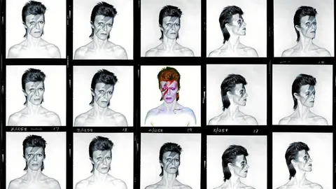 Imagen de la retrospectiva que el Museu del Diseny le dedicó a David Bowie, icono de la psicodelia