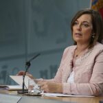La portavoz de la Junta, Milagros Marcos, explica los contenidos aprobados en el Consejo de Gobierno