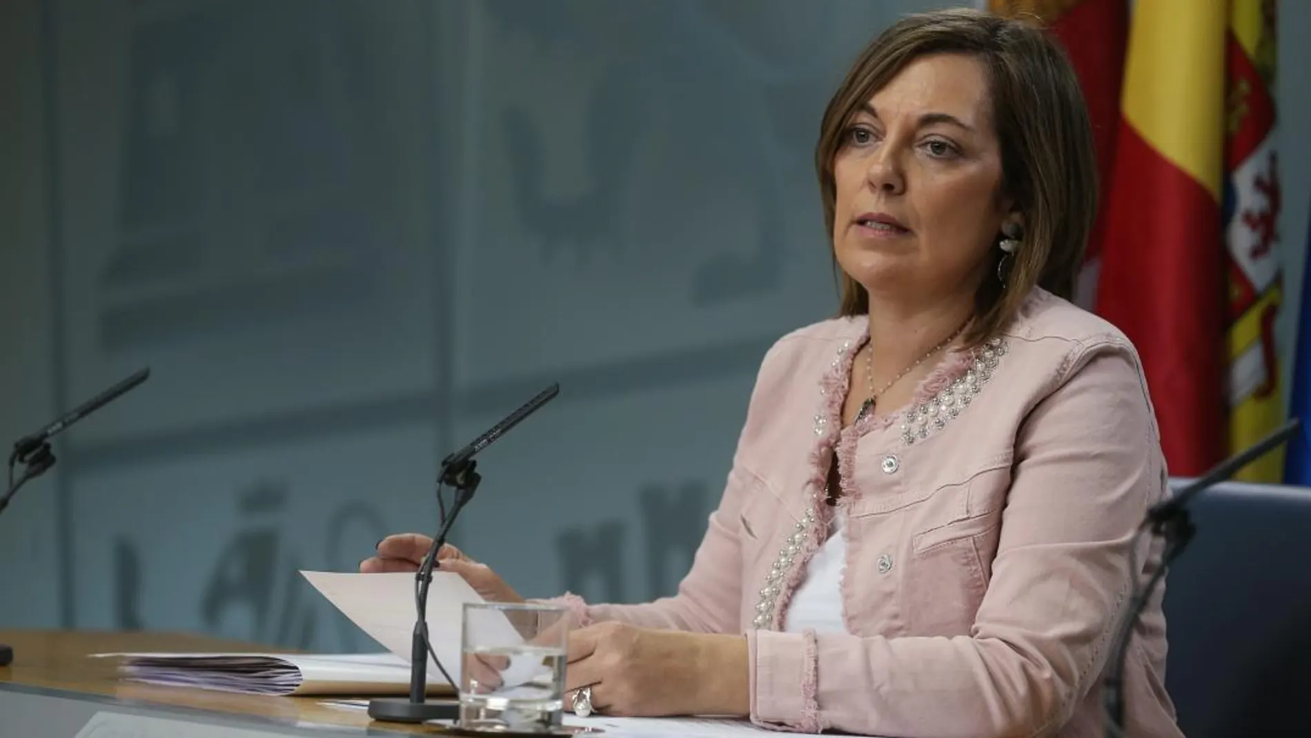 La portavoz de la Junta, Milagros Marcos, explica los contenidos aprobados en el Consejo de Gobierno
