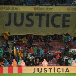 En directo | El Camp Nou pide «justicia» y «libertad» para el Govern cesado