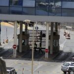 Imagen de la frontera de España con Marruecos en la ciudad de Melilla