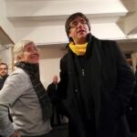 El expresidente catalán Carles Puigdemont y la exconsjera Clara Ponsati