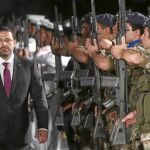 El primer ministro libanés, Saad Hariri, durante una visita oficial a Chipre