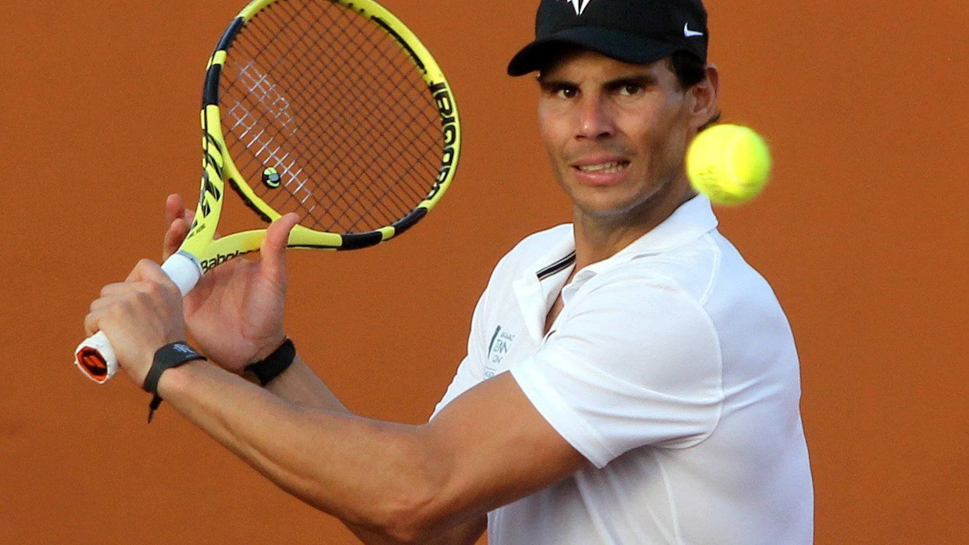 Nadal durante la inauguración de su primer centro deportivo fuera de España, el Rafa Nadal Tennis Centre en Costa Mujeres (México) / Foto: Efe