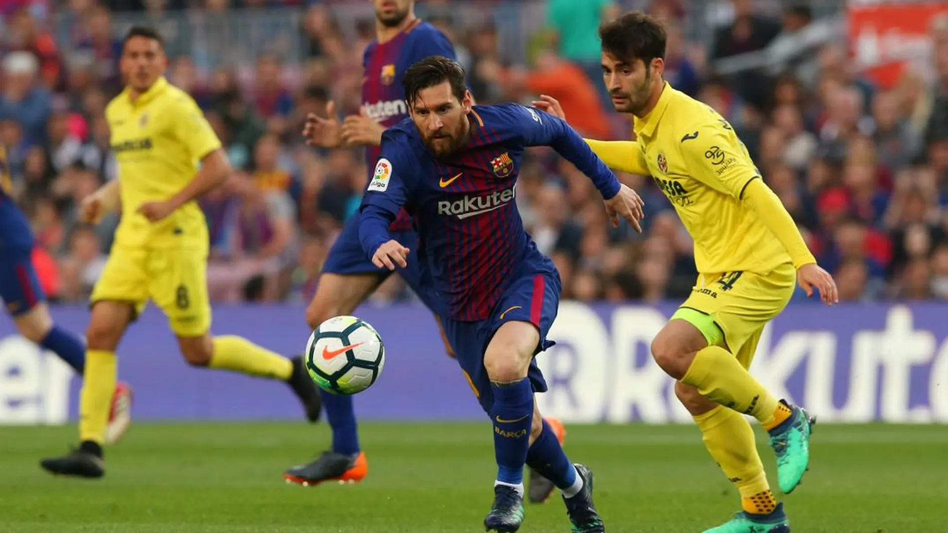 Lionel Messi en un momento del partido /Foto: Reuters