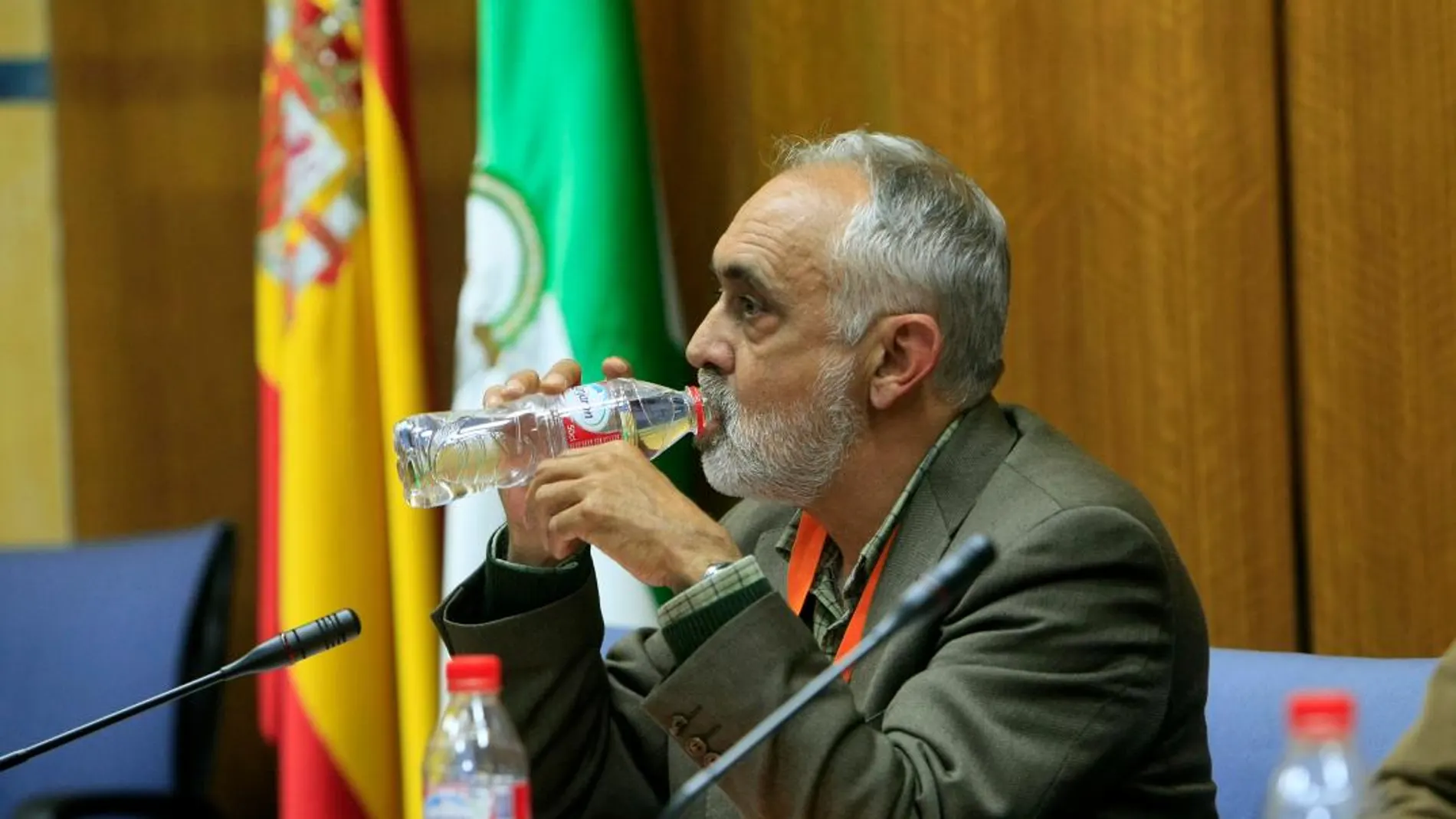 Fernando Villén, durante su declaración en la comisión de investigación de los cursos / Manuel Olmedo