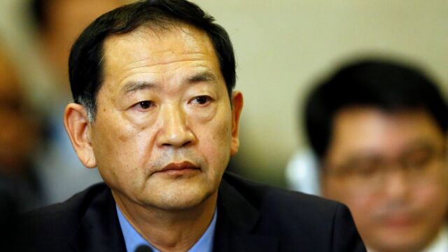 El embajador norcoreano, Han Tae-Song, ante la Conferencia de Desarme de la ONU