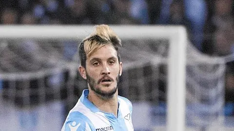 Luis Alberto, en un partido con el Lazio