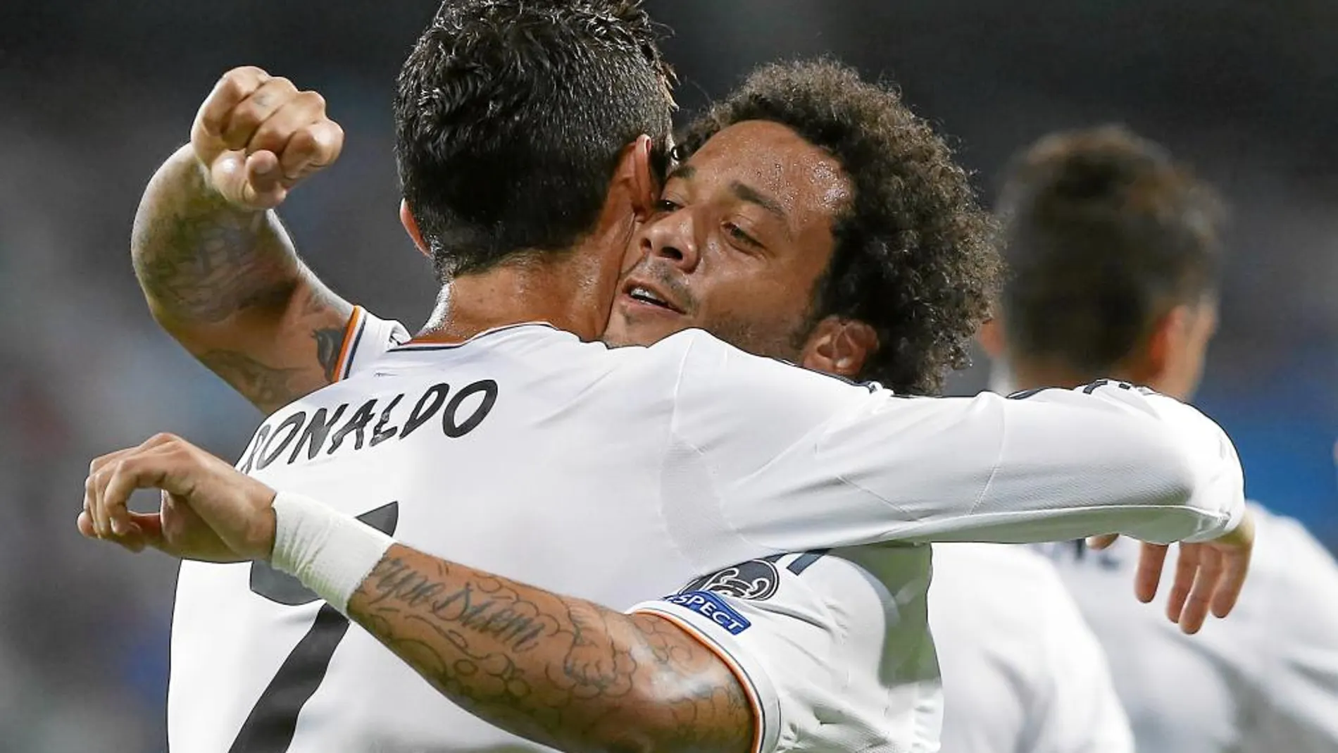 Cristiano agradece al brasileño la «asistencia» en el primer tanto del Madrid ante el Copenhague