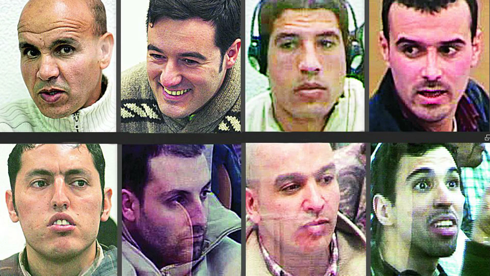 Los ocho condenados que permanecen aún en la cárcel