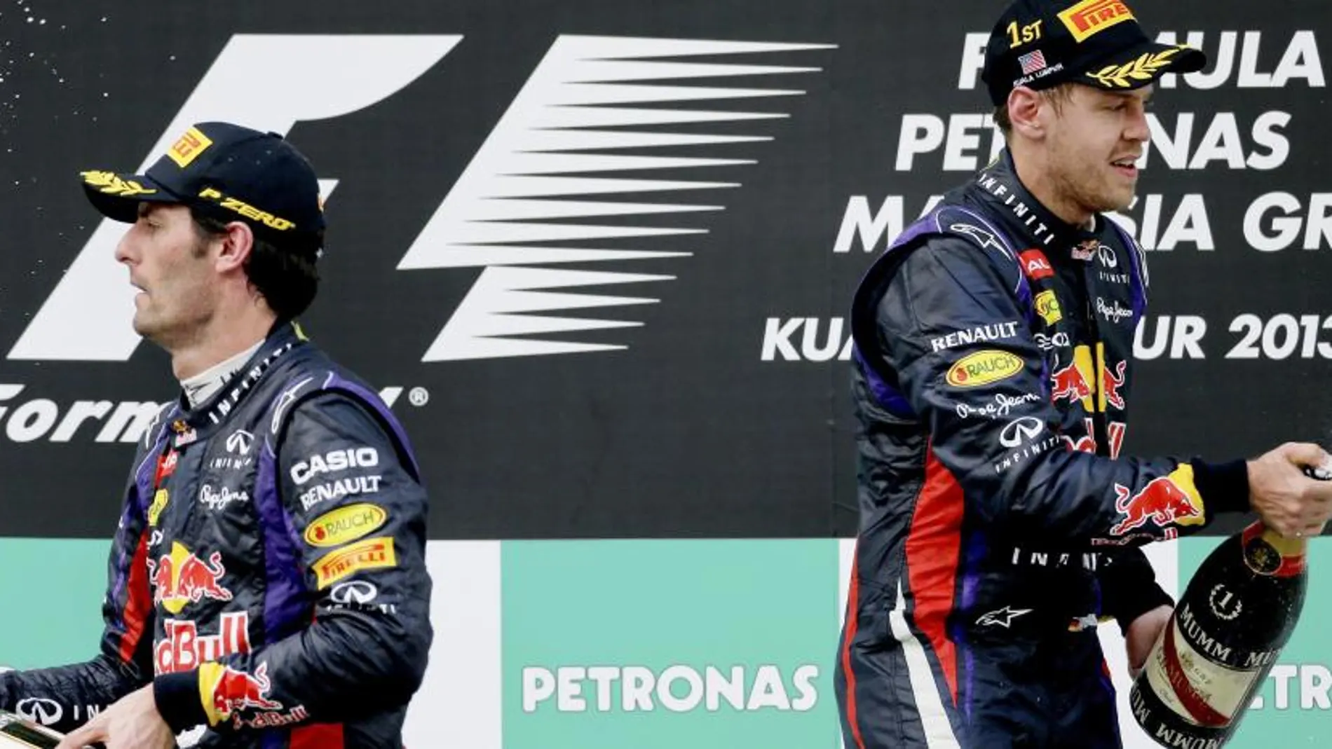 Vettel desobedeció las órdenes de equipo para imponerse a su compañero Webber