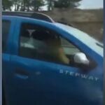 En el vídeo se puede observar cómo el conductor y su acompañante mantienen relaciones íntimas / Efe