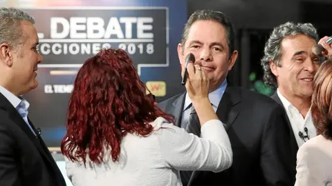 Iván Duque, Germán Vargas y Sergio Fajardo se preparan para el último cara a cara de los candidatos a las presidenciales colombianas. Las encuestas hablan de que será necesaria una segunda vuelta el 17 de junio