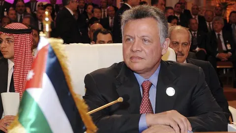 El rey Abdalá de Jordania