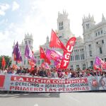 Manifestación del 1 de mayo el pasado año en Madrid